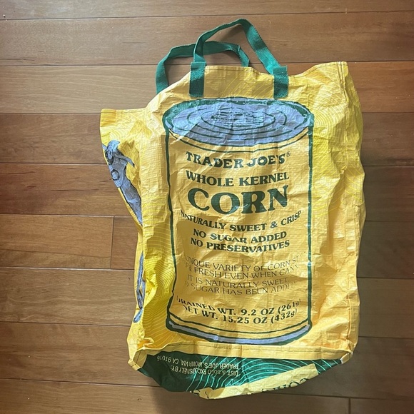 Trader Joe's CORN BAG reusable grocery bag - Picture 2 of 7